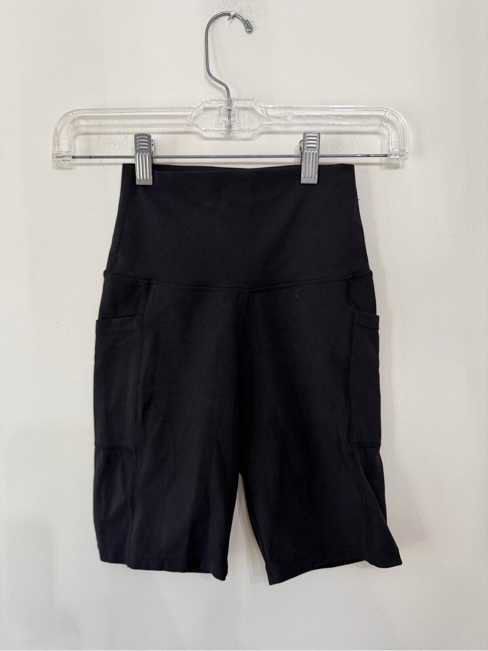 FP Free People Movement 7” Bike Shorts Black Athletic Workout Pockets Women’s S